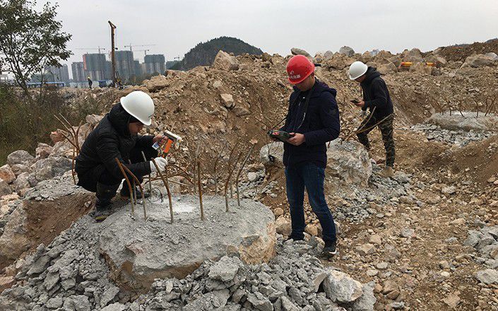 复合地基中的桩基检测