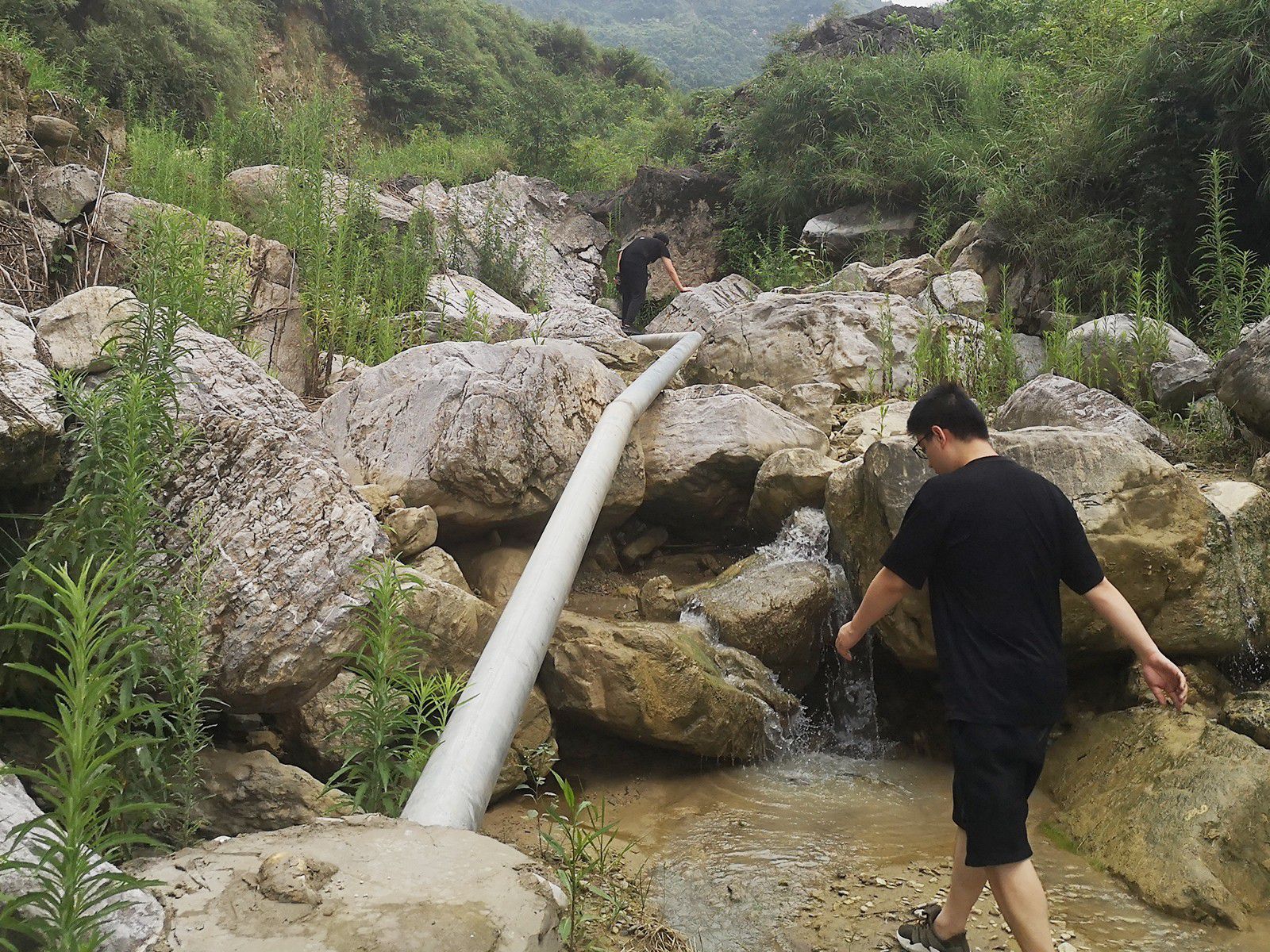 河道整治现场勘察